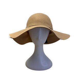 Magid Hats Camel Felt Floppy Hat With Ribbon Bow Detail By South Moon Under